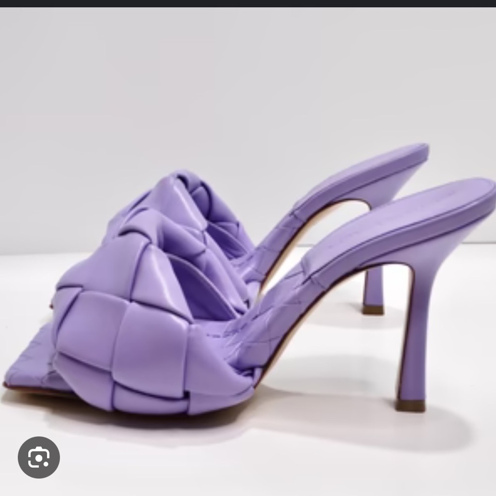 Bottega Veneta Purple Lido Sandals
